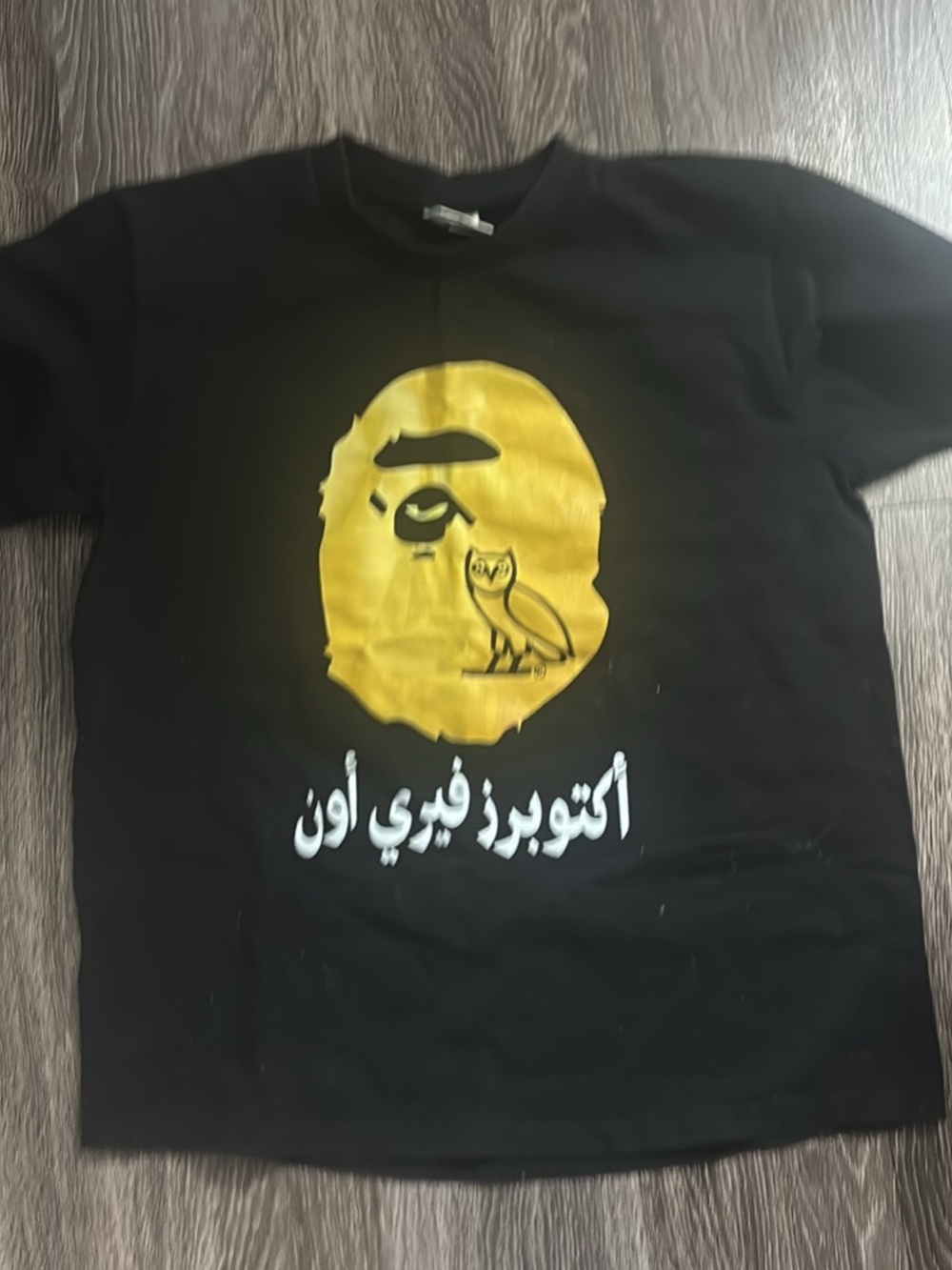 bape x ovo ape head tee